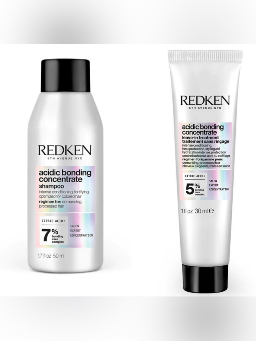 Redken Acidic Bonding Concentrate Cleanser & Leave-In Treatment